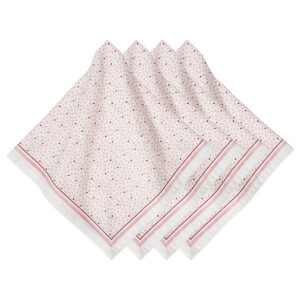 White Soft Sentiment Linen Napkin Set