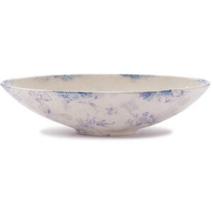Blue Classic Ceramic Footed Compote Bowl Edition