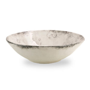 Blue Decorative Ceramic Footed Compote Bowl