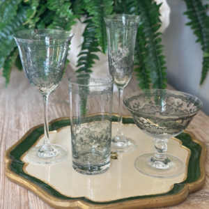 Glass Footed Compote Bowl for Modern Table Settings
