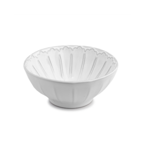 White Ceramic Footed Compote Bowl