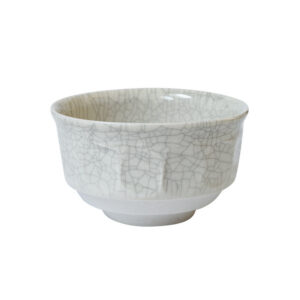 Crackled Quartz Refined Stoneware Bowl