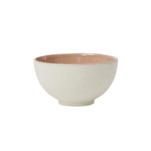 White Peach Minimalist Artisan Bowl