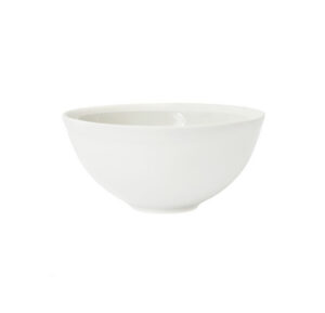 Quartz White Stackable Large Stoneware Bowl